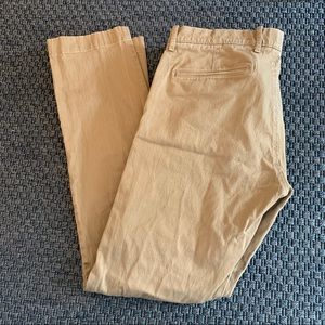 J Crew Stretch Chinos 484 Slim | Tan 33x32